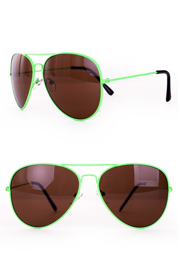 verkoop - attributen - Brillen - Pilotenbril groen